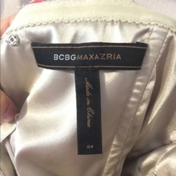 Coral/Cream BCBG Formal Dress - Picture 5 of 7